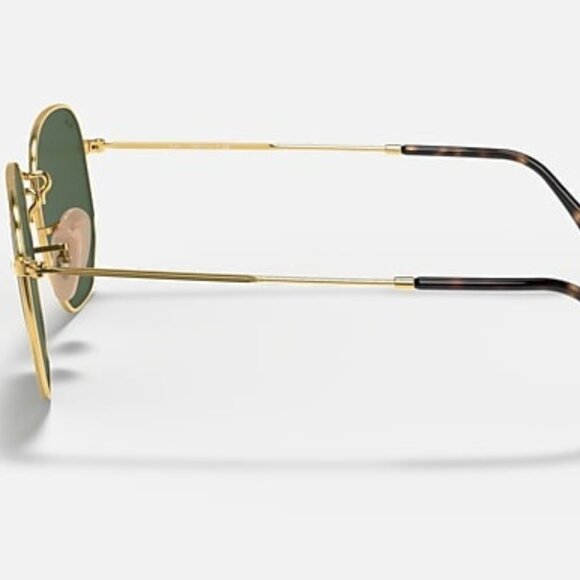 NEW RAY-BAN RB3548N 001 Hexagonal Sunglasses – Arista Gold G-15 Green 51-21 - Picture 2 of 3